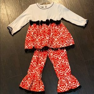 Girls mud pie 3T matching set